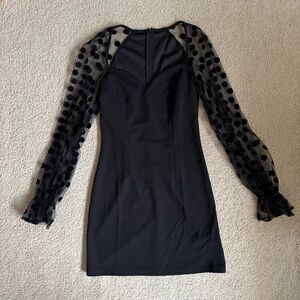 Cider Black Bodycon Mini Dress